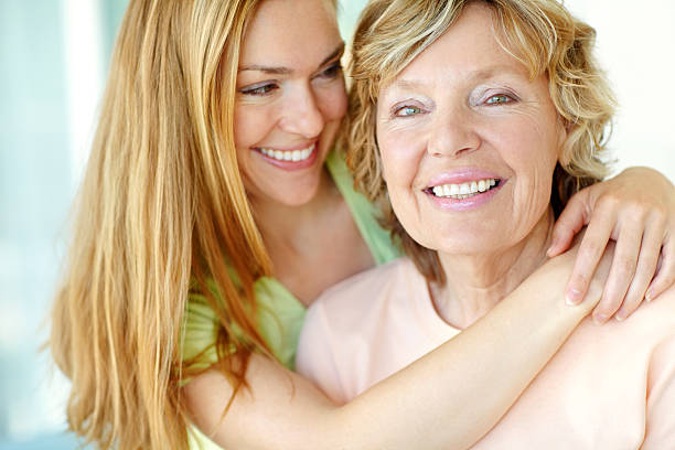 istock Showing her mother she cares 187653673