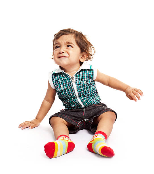 istock Unhappy Little Indian Boy Child Crying 187659007