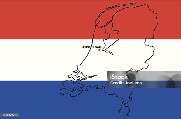 旗地図のオランダ - アイコンのベクターアート素材や画像を多数ご用意 - アイコン, アムステルダム, イラストレーション