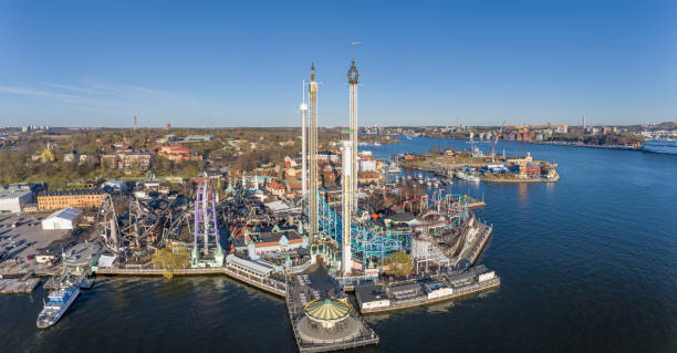 istock Amusement Park in Stockholm, Sweden. Grona Lund 1876609214