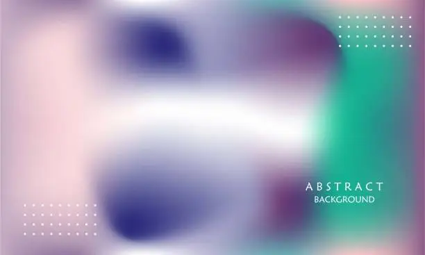 Vector illustration of Defocused background. Abstract blurred gradient mesh colorful background.