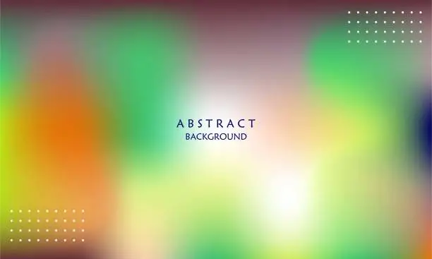 Vector illustration of Defocused background. Abstract blurred gradient mesh colorful background.