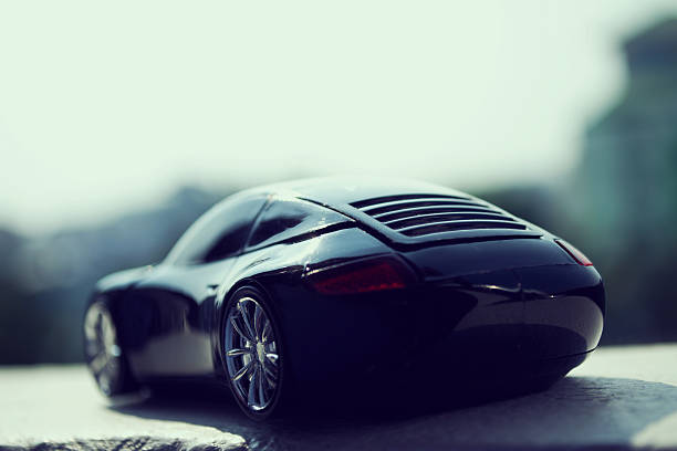 istock Black car  in retro concept 187663905
