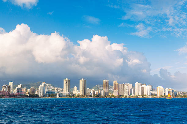 istock Honolulu City Skyline from Water 187664275