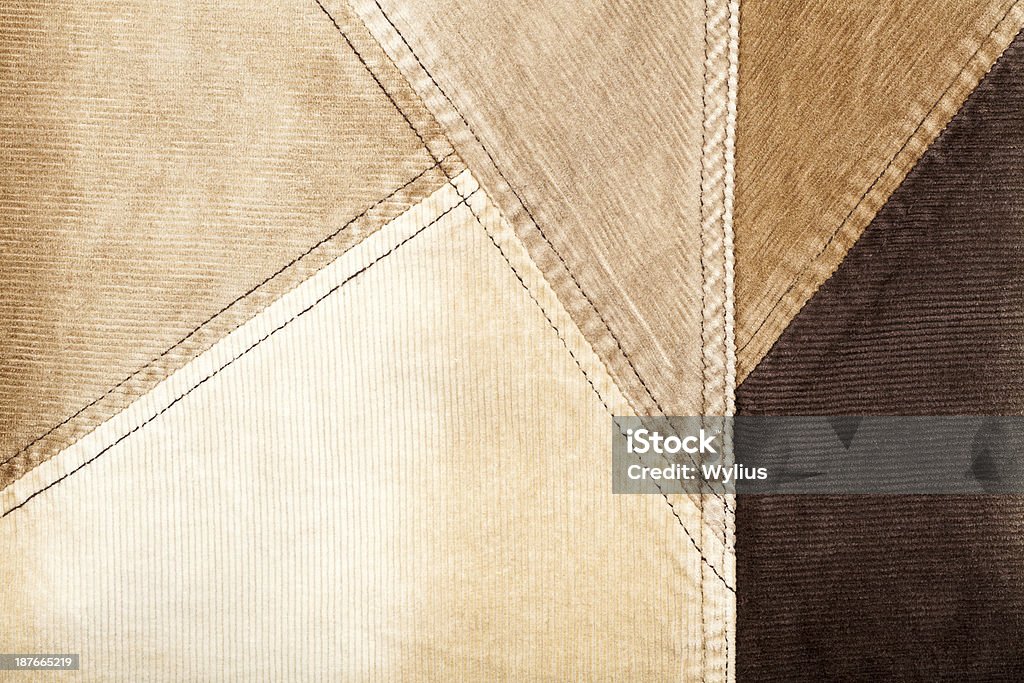 Corduroy background Abstract sewed brown corduroy background Abstract Stock Photo