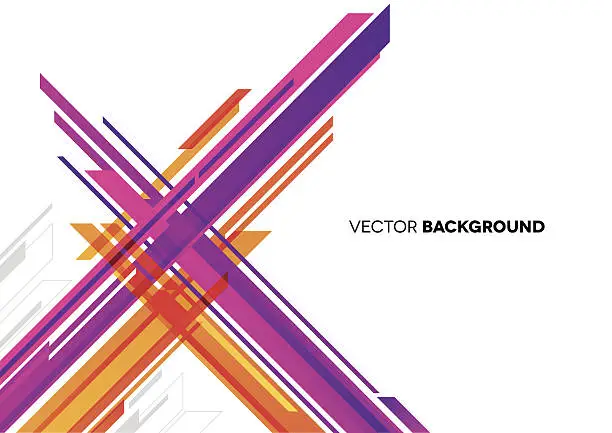 Vector illustration of Abstract Background with Lines