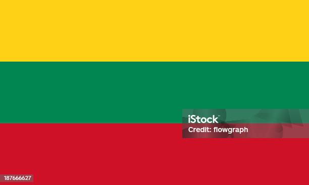 Foto de Bandeira Lituânia e mais fotos de stock de Bandeira - Bandeira, Bandeira Lituânia, Bandeira nacional