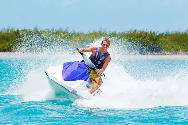 Photo of Man on Jet Ski