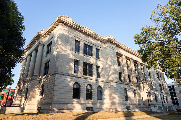 istock Old courthouse in Pekin, Tazewell County 187670971