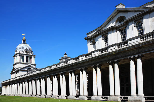 królewskie morskie kolegium, greenwich - christopher wren zdjęcia i obrazy z banku zdjęć