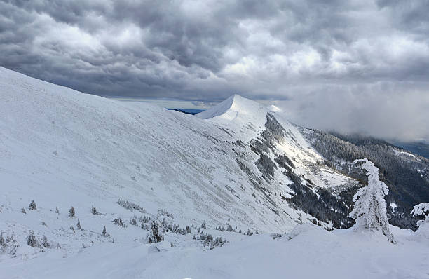 istock Winter panorama of the mountains 187674649