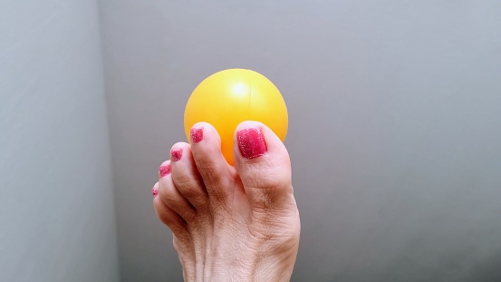 Ball at the foot