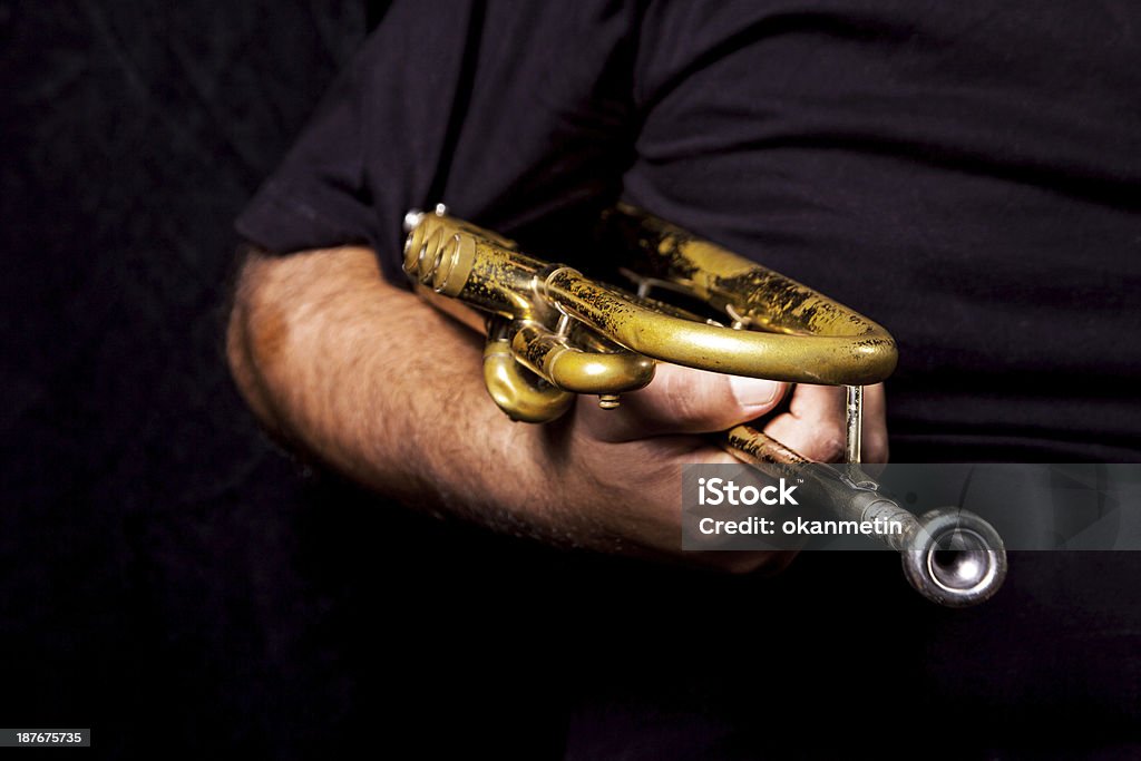 Trumpeter - Lizenzfrei Alt Stock-Foto