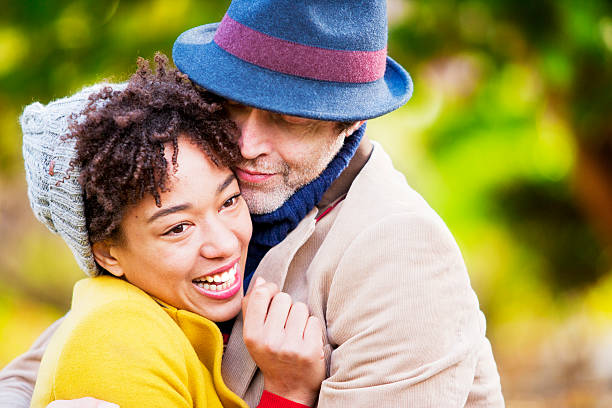 istock Tender couple in autumn 187676630