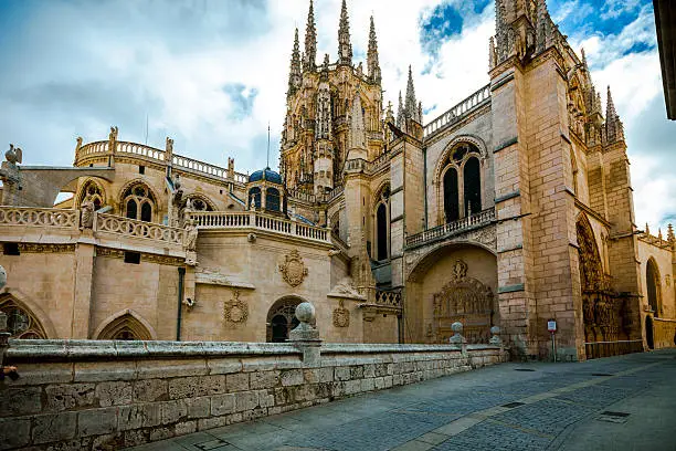 Gothic-style Roman Catholic cathedral in Burgos, Spain. It is famous for its vast size and unique architecture. Its construction began in 1221 and finished in 1567.  The cathedral was declared a World Heritage Site by UNESCO in 1984. It is the only Spanish cathedral that has this distinction independently.
