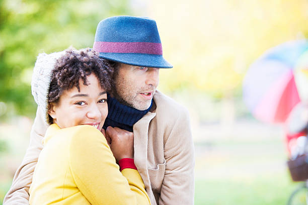 istock Couple in a London`s park 187687115