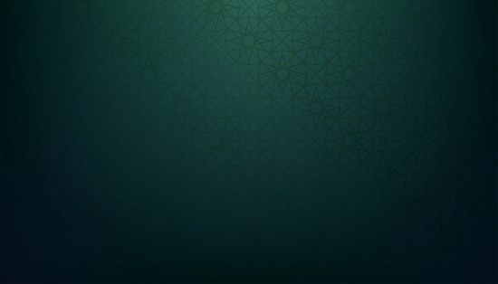 Ramadan islamic Geometric circular ornamental arabic symbol,Vector round pattern elements on green wall,Cancept backdrop background for Eid al fitr,Eid Mubarak,Ramada Kareem,Eid al adha