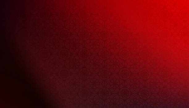 ilustrações de stock, clip art, desenhos animados e ícones de ramadan background with islamic pattern elements on red wall,vector geometric circular ornamental arabic symbol,backdrop for eid al fitr,eid mubarak,ramada kareem,eid al adha,ramada kareem - islamismo