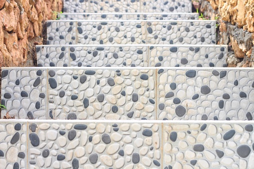 Ceramic Stairs in Nature, Natural Conditions
