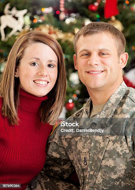 American Soldier Wife Stock Photo - Download Image Now - Adult, Adults Only, Armed Forces