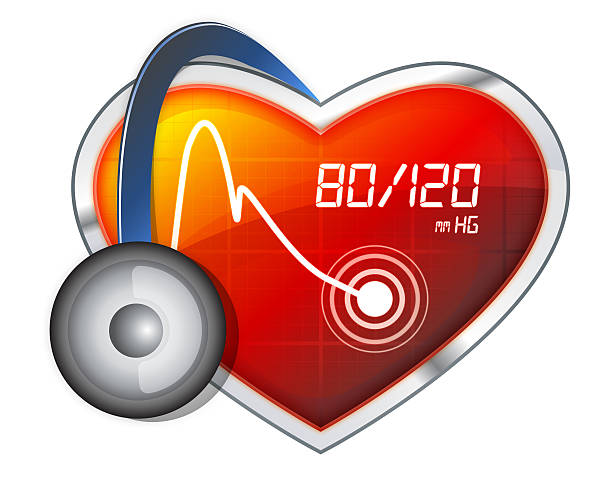 illustrazioni stock, clip art, cartoni animati e icone di tendenza di monitoraggio della pressione arteriosa-illustrazione - exercising doctor relaxation exercise blood pressure gauge
