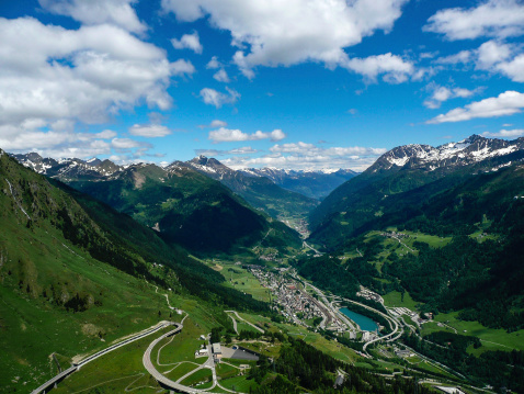 View from the top of the San Gottard Pass