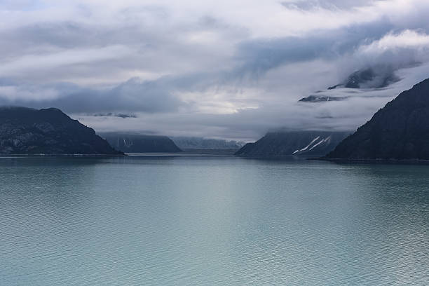 istock Foggy Harbor in Alaska Marine Highway 187696069
