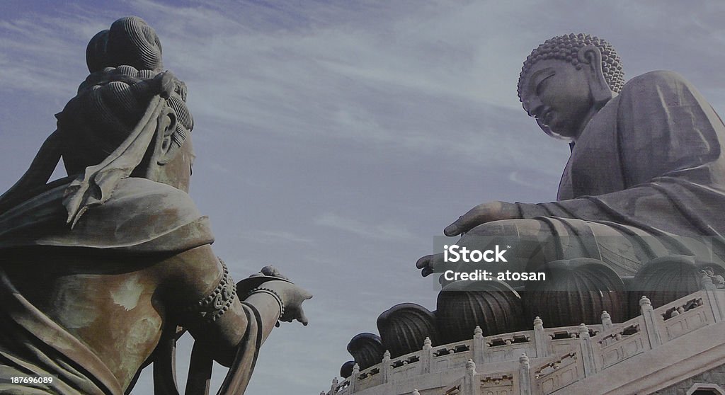 Tian Tan Buddha In Hong Kong - Lizenzfrei Abstrakt Stock-Foto