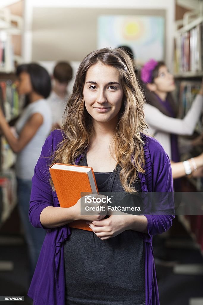 Studenti delle scuole superiori - Foto stock royalty-free di Biblioteca