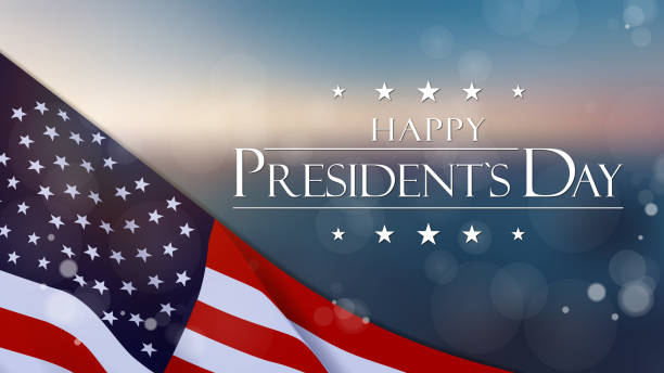 ilustraciones, imágenes clip art, dibujos animados e iconos de stock de feliz día de los presidentes usa antecedentes - presidents day