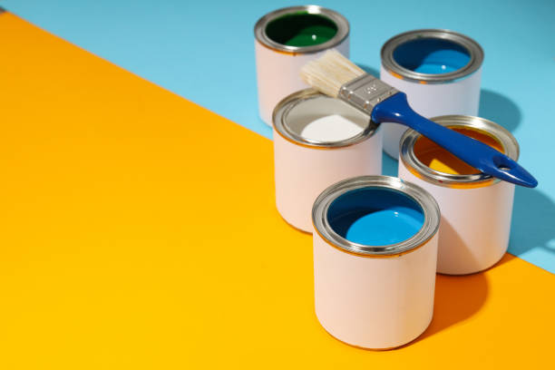 istock Tools for art and repairing - paint, space for text 1876990519