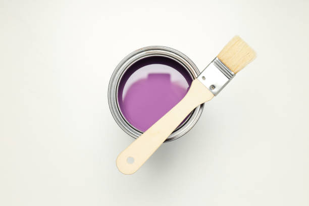 istock Tools for art and repairing - paint, top view 1876998747