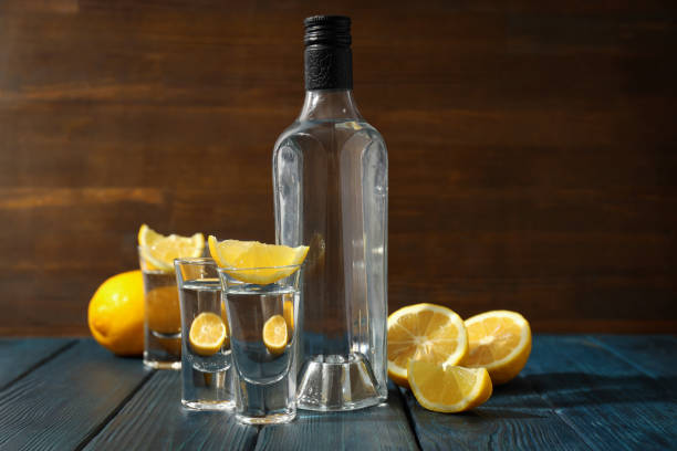 istock Concept of strong alcohol drink, vodka alcohol 1877012334