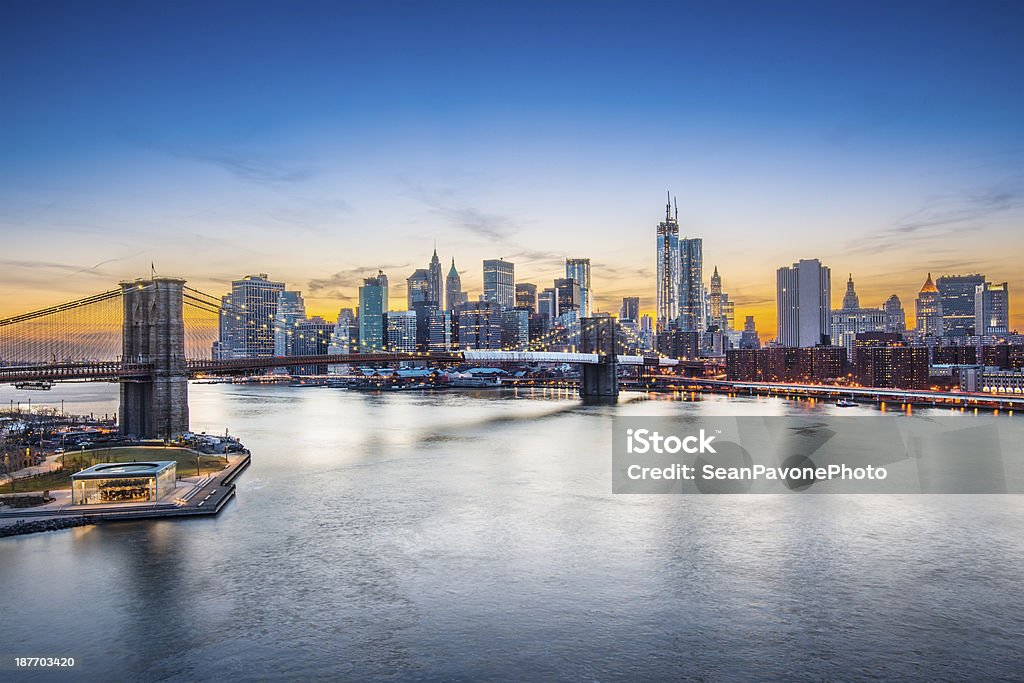 New York City - Foto stock royalty-free di Ponte di Brooklyn