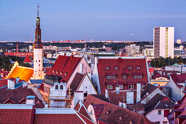 istock Tallinn Estonia Skyline 187703475