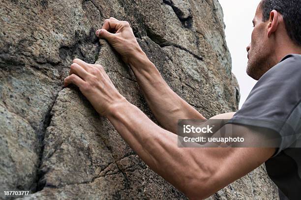 Climber Closeup Stock Photo - Download Image Now - Adrenaline, Adult, Adventure