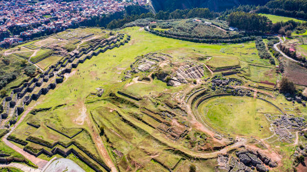 istock Drone shot view of Saqsaywaman, Cusco, Peru 1877058170