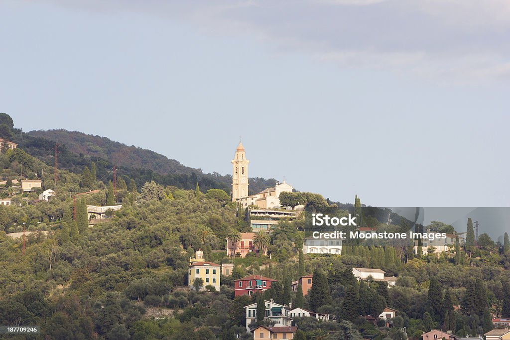 Рапалло (Rapallo) на Ривьере di Levante, Италия - Стоковые фото Архитектура роялти-фри