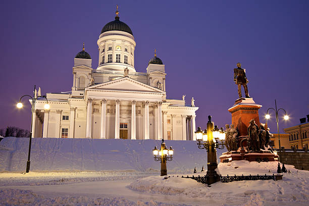 istock Lutheran Cathedral - winter morning 187709624