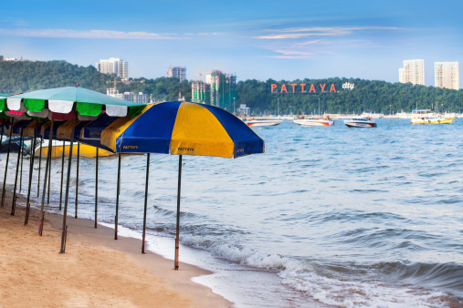 Pattaya is a most popular beach resort with tourists and expatriates. It is located on the east coast of the Gulf of Thailand, southeast of Bangkok.
