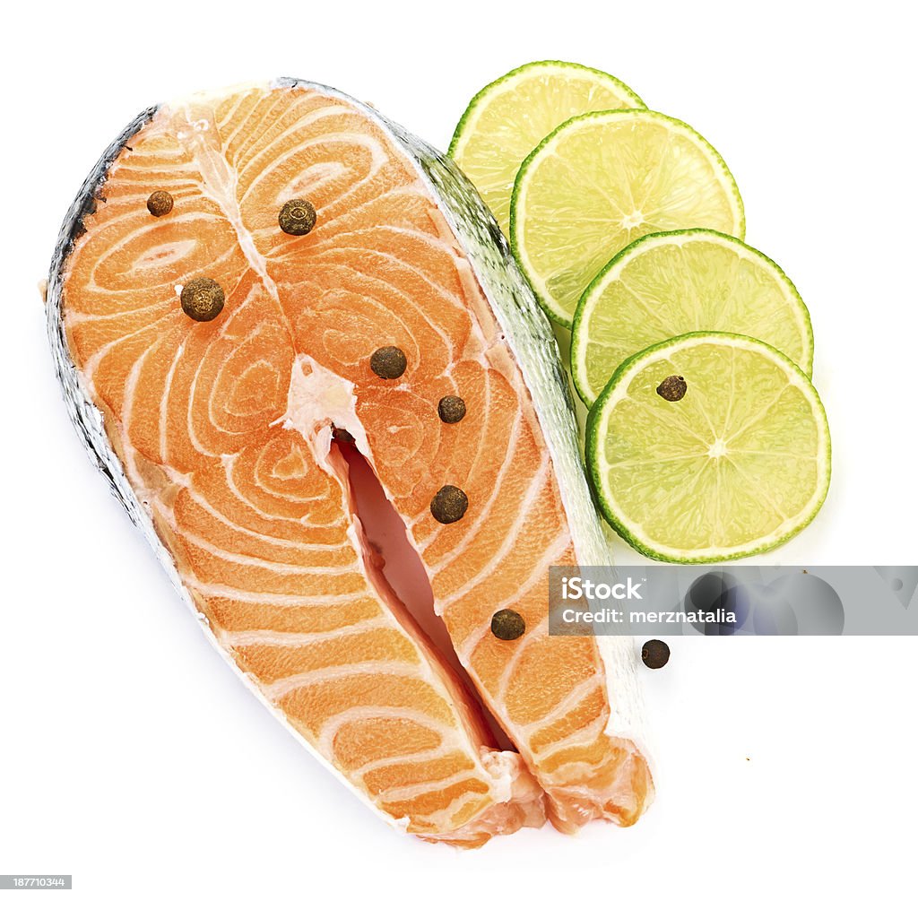 Lachs und Limette - Lizenzfrei Biologie Stock-Foto