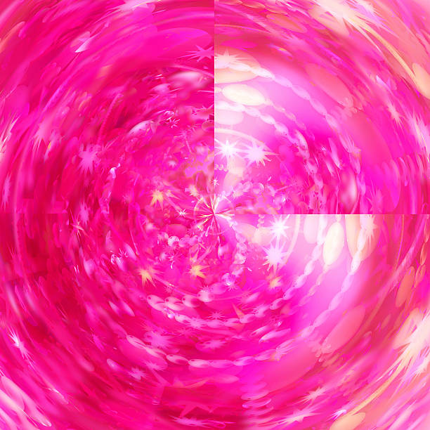 abstract background of festive bands and spots of light with the stars