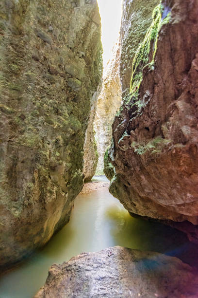 istock Peristeria Gorge with water, Peloponnese, Greece 1877124369