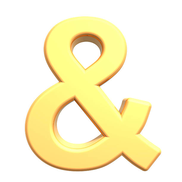 istock One letter from gold alphabet set 187713133