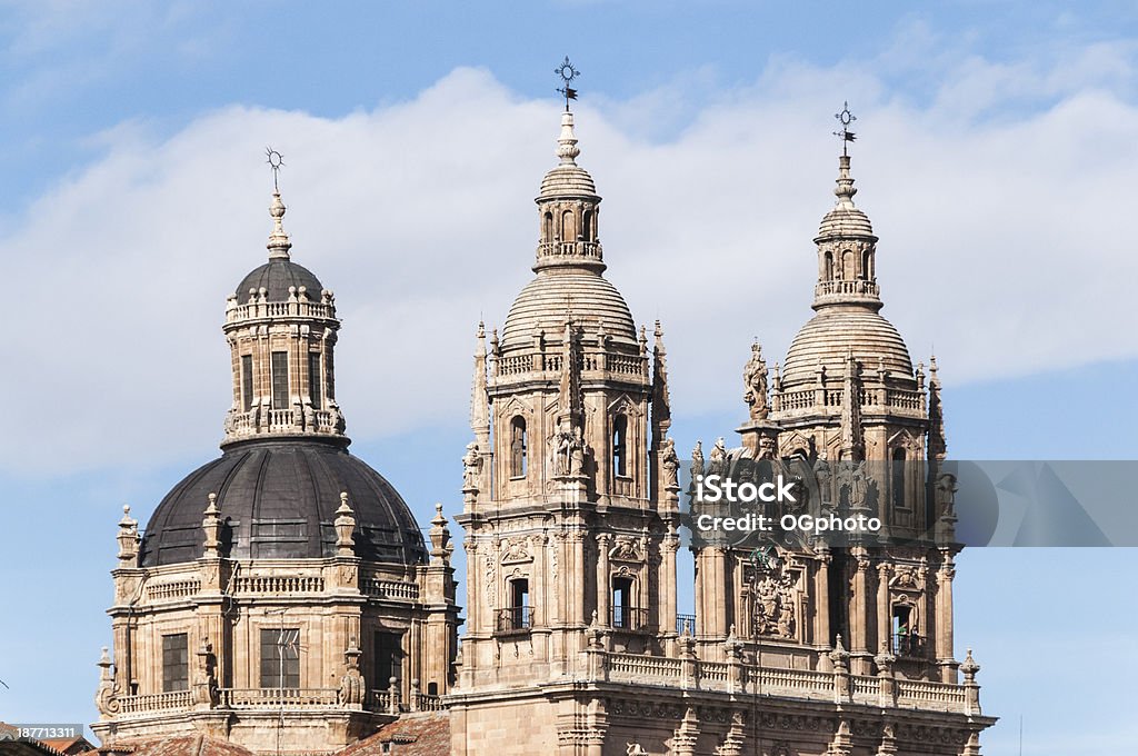 Cúpula da Nova Catedral de Salamanca, Espanha - Foto de stock de Antigo royalty-free