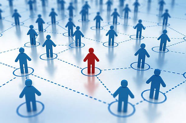 istock Social Network concept - individual in focus 187713603