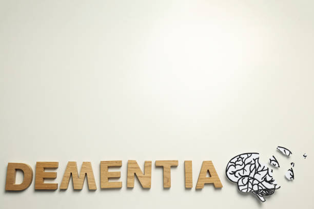 istock Dementia and parkinson's disease, ADHD, composition for head disease theme, space for text 1877136173