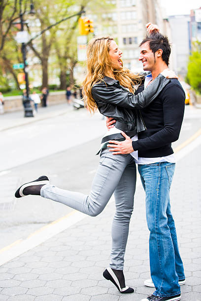 istock Happy Couple on the Street 187714517