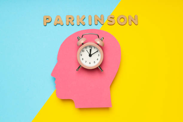 istock Dementia and parkinson's disease, ADHD, composition for head disease theme 1877146397