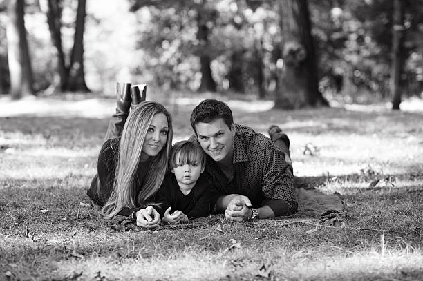 istock Beautiful Family Posing for Photo 187714933